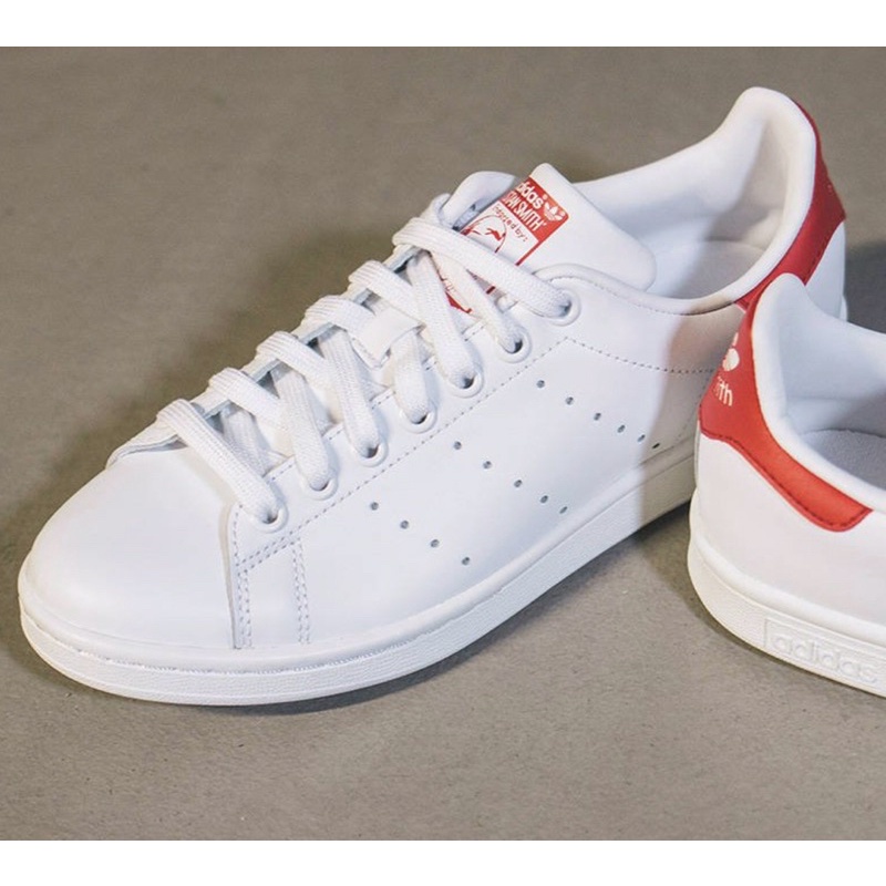 Stan Smith White/Red Mens Original Brand New From the US | Shopee Thailand
