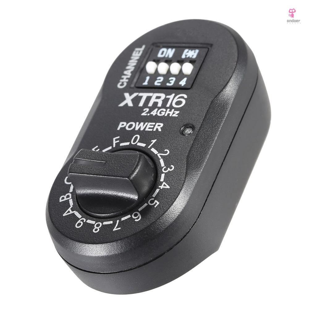 Godox XT-16 Wireless 2.4G Remote Control Flash Trigger Receiver for Witstro Flash SK,QT,QS,GT,GS,DE,DP Series Studio Flashes - 44