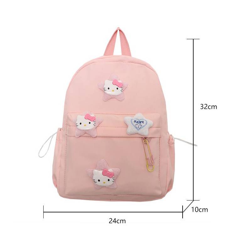 23-sanrio-hello-kitty-กระเป๋าเป้สะพายหลัง-กระเป๋านักเรียน-อเนกประสงค์-ระบายอากาศ-ความจุขนาดใหญ่-สําหรับผู้หญิง