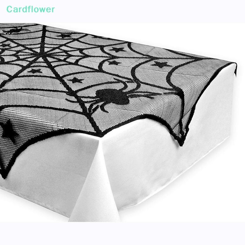 lt-cardflower-gt-ผ้าพันคอ-ผ้าปูโต๊ะ-ลายโครงกระดูก-แมงมุม-ลูกไม้-สีดํา-สําหรับตกแต่งปาร์ตี้ฮาโลวีน-ลดราคา