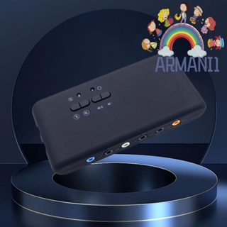 [armani1.th] การ์ดเสียง 7.1 8 ช่อง เอาท์พุต DAC Usb 2.0 สําหรับลําโพงตั้งโต๊ะ บ้าน