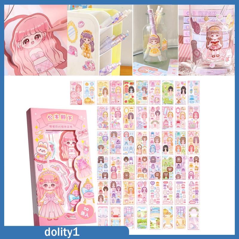 dolity1-สติกเกอร์-ลาย-make-a-face-สําหรับเด็ก-ของขวัญวันเกิด-รางวัล-และแจกของขวัญ-diy-50-ชิ้น