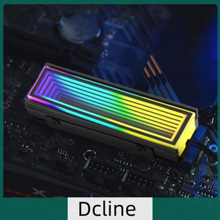 [Dcline.th] M.2 Nvme ฮีทซิงค์ อลูมิเนียมอัลลอยด์ 5V 3PIN ARGB SSD Cooler AURA สําหรับ M.2 2280