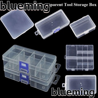 Blueming2 กล่องพลาสติกใส ทรงสี่เหลี่ยม 5 ขนาด สําหรับใส่ลูกปัด เครื่องประดับตกปลา