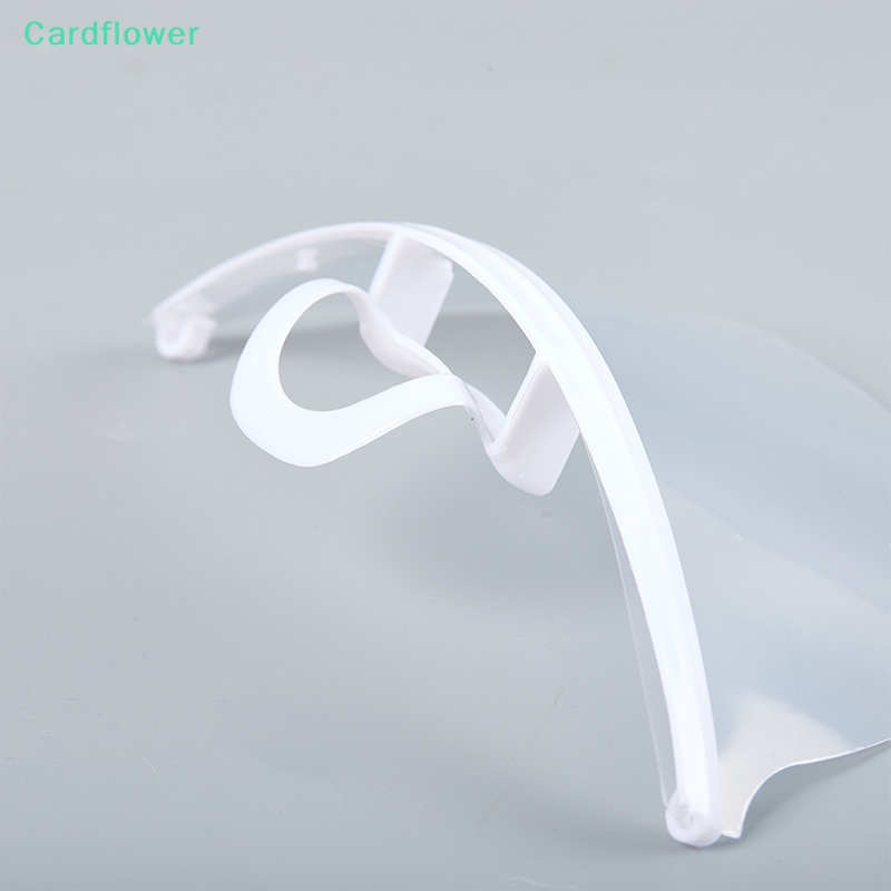 lt-cardflower-gt-หน้ากากพลาสติกใส-ป้องกันน้ํากระเซ็น-ใช้ซ้ําได้-สําหรับเชฟ-โรงแรม-10-ชิ้น