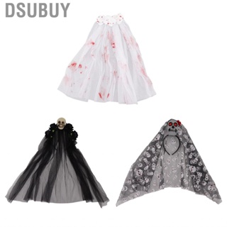 Dsubuy Halloween Veil Headband Decoration Lace Headpiece Hair Accessories