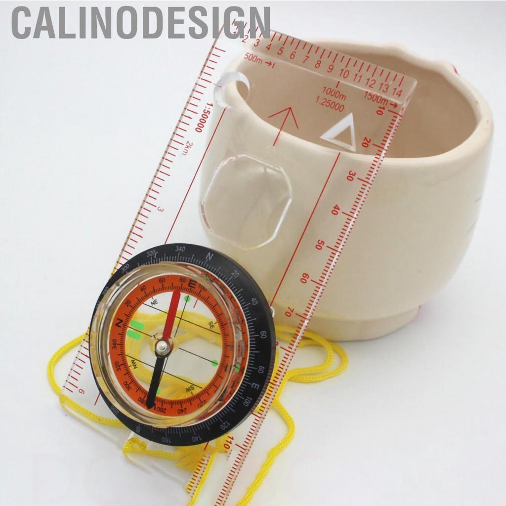 Calinodesign Map Ruler Plastic Portable Multiple Scales Accurate ...