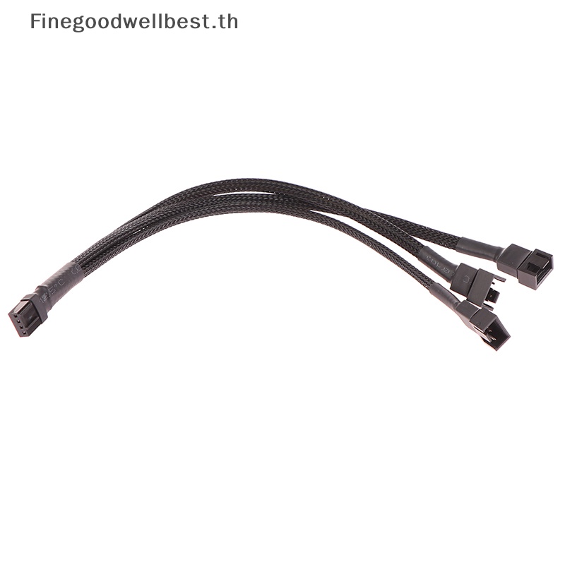 Fbth อะแดปเตอร์แยกพัดลมระบายความร้อน PWM 4pin สําหรับคอมพิวเตอร์ CPU PC ...