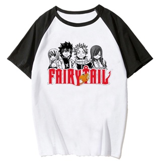 เสื้อยืด พิมพ์ลายกราฟฟิค Fairy Tail 2000s สําหรับผู้หญิง