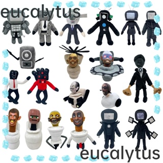 Eucalytus1 ตุ๊กตาหุ่นยนต์การ์ตูน Skibidi Cameraman Man ใบพัด ของเล่นสําหรับเด็ก