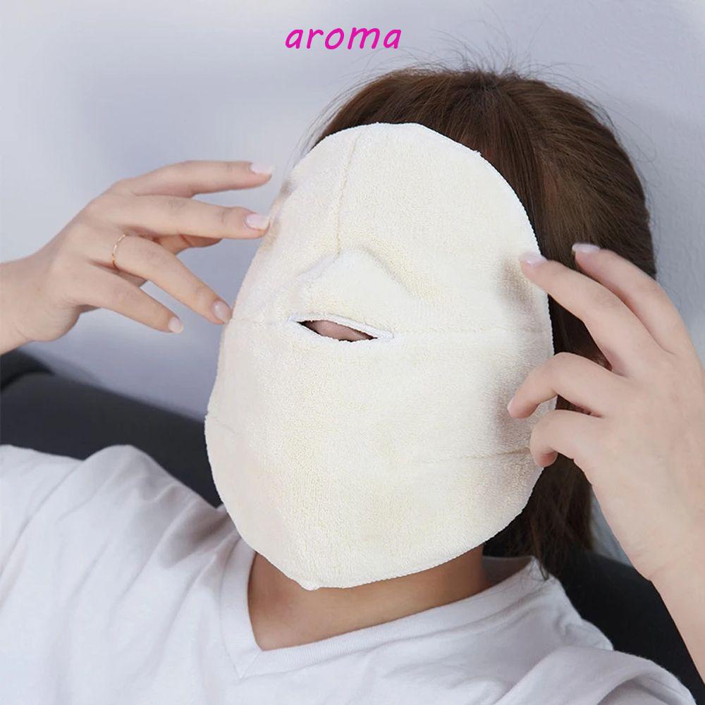 aroma-ผ้าขนหนู-ผ้าฟลีซ-แบบหนานุ่ม-ใช้ซ้ําได้-สําหรับดูแลผิวหน้า-ร้านเสริมสวย