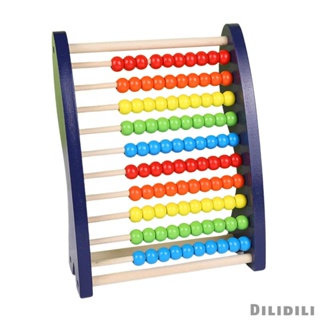 ของเล่นลูกคิดไม้ Montessori Abacus 100 เม็ด สําหรับเด็กผู้ชาย