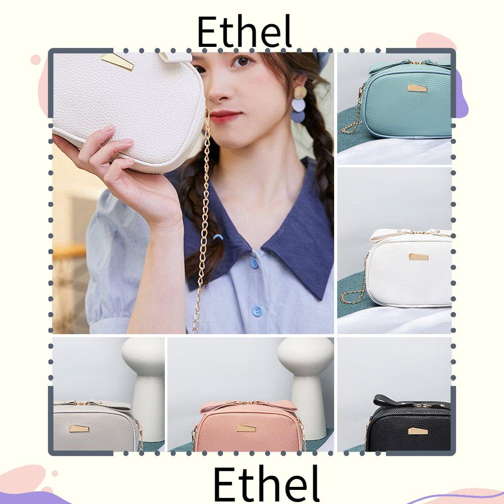 ethel1-กระเป๋าสะพายไหล่-กระเป๋าถือ-หนัง-pu-นิ่ม-ทรงสี่เหลี่ยม-สายโซ่คล้อง