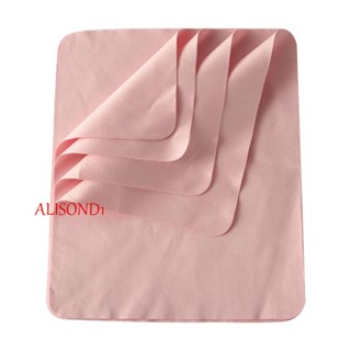 Alisond1 ผ้าทําความสะอาดหน้าจอ 5 ชิ้น / แพ็ค แว่นตา ไมโครไฟเบอร์ คอมพิวเตอร์ กล้อง โทรศัพท์มือถือ ทําความสะอาด