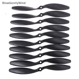 Blowgentlywind ใบพัดไนล่อนไฟเบอร์ 8060 สําหรับเครื่องบินบังคับ 8x6 BGW 10 ชิ้น