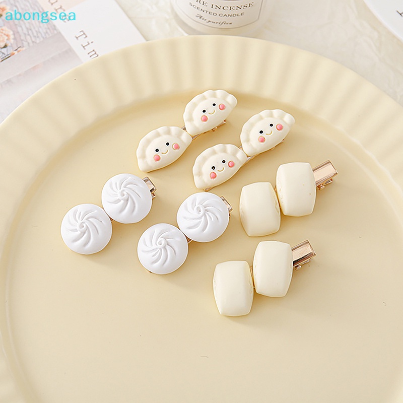 abongsea-กิ๊บติดผม-รูปเกี๊ยว-อาหารซาลาเปา-ด้านข้าง-ขนาดเล็ก-สไตล์เกาหลี-สําหรับผู้หญิง