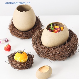 Alittlese แจกันเซรามิค รูปนก เปลือกไข่ ชามซุป ไอศกรีม ของหวาน สําหรับตกแต่งบ้าน ของขวัญ