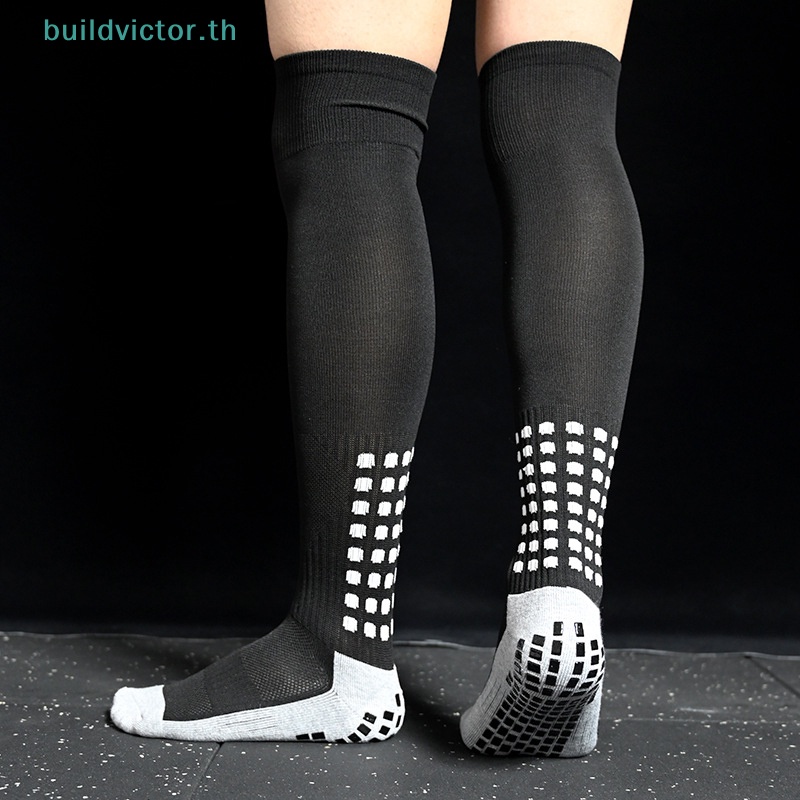 buildvictor-ใหม่-ถุงเท้าฟุตบอล-ยาวถึงเข่า-กันลื่น-ระบายอากาศ-สําหรับผู้ชาย-เหมาะกับการขี่จักรยาน-เดินป่า-เล่นกีฬา-ฟุตบอล-th
