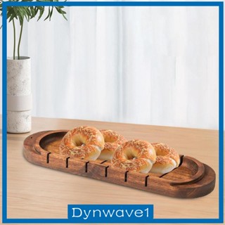 [Dynwave1] ถาดไม้ สําหรับเสิร์ฟขนมปัง เครื่องดื่ม กาแฟ ขนมหวาน