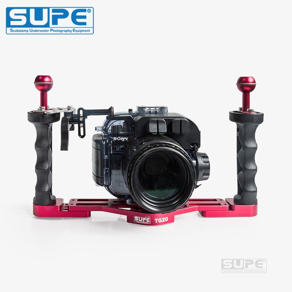 supe-tg20-aluminium-alloy-tray-grip-underwater-scuba-diving-photography-accessories-light-mounting-camera