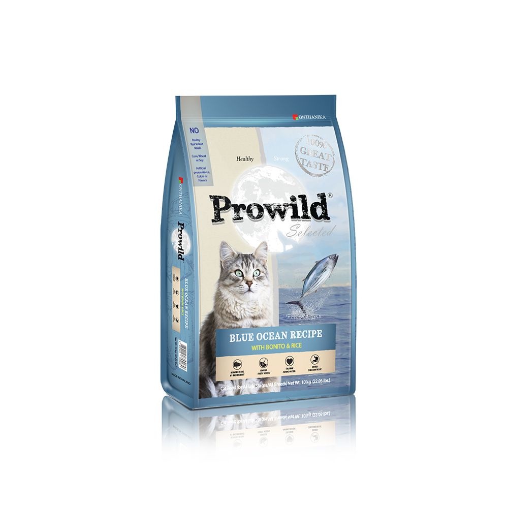 [10Kg] Prowild โปรไวลด์ อาหารแมวทุกสายพันธุ์/ทุกช่วงวัย สูตรปลาแซลมอน ...