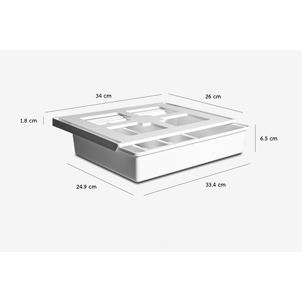 Omocha | Desk drawer กล่องลิ้นชักเสริม ติดใต้โต๊ะ ไม่เจาะ | Shopee Thailand
