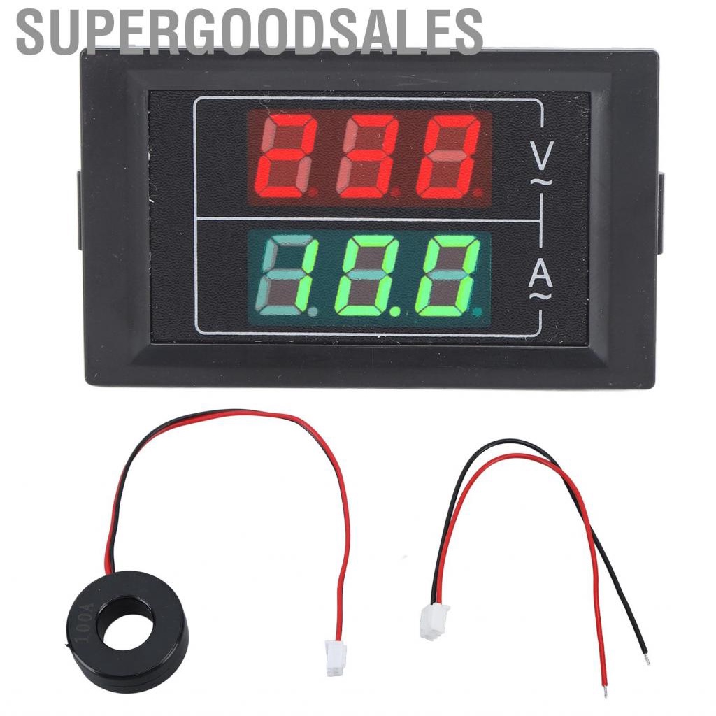 Supergoodsales AC Voltmeter Ammeter Easy Connection Fine Tuning