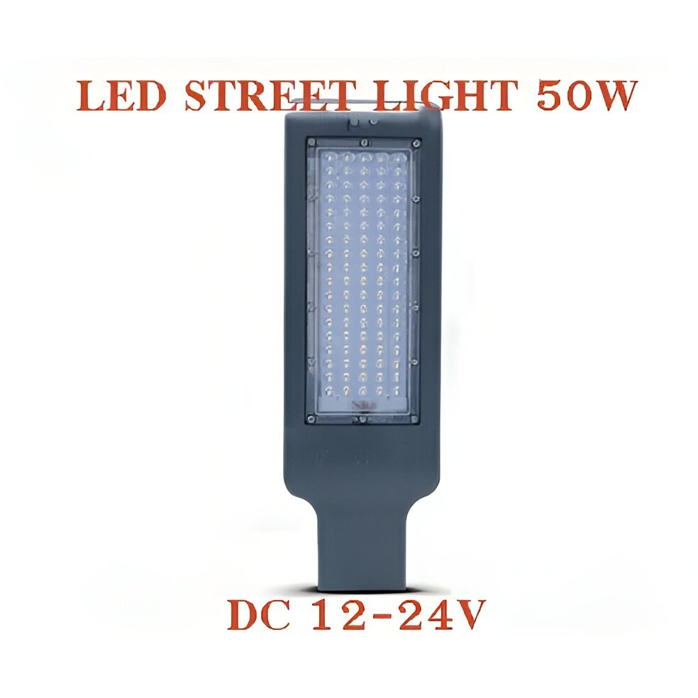 โคมไฟ Solar Cell LED Street Light ขนาด 50W DC12-24V กันน้ำได้ (2353 ...