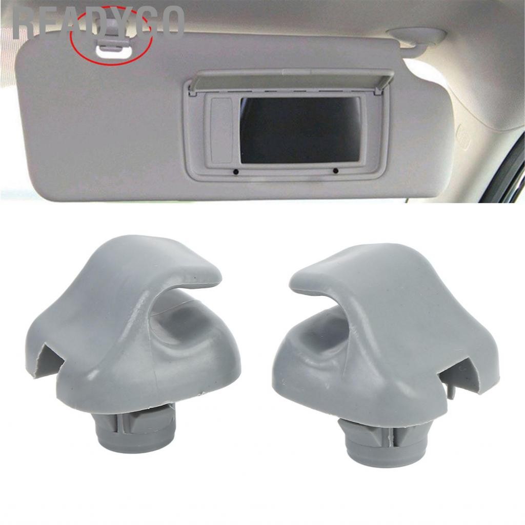 2 Clip Ferma-aletta Parasole Sostitutive In ABS Grigio Per Nissan E Infiniti, US EOA