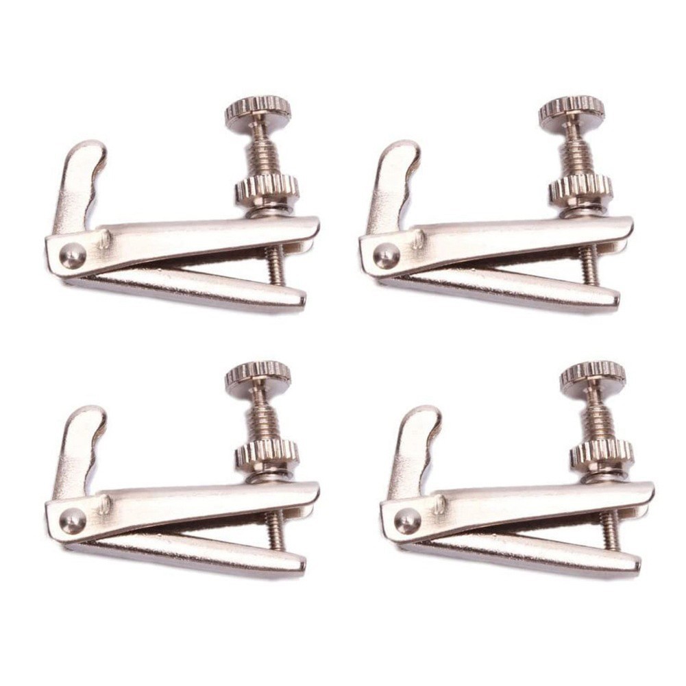 กิ๊กเกิล 4/4 Full Size คุณภาพไวโอลิน String Fine Tune Adjuster (สี่ชิ้น ...