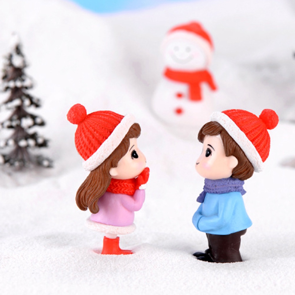 christmas-โมเดลตุ๊กตาสโนว์แมน-บอนไซจิ๋วน่ารัก-diy-สําหรับตกแต่งบ้านตุ๊กตา