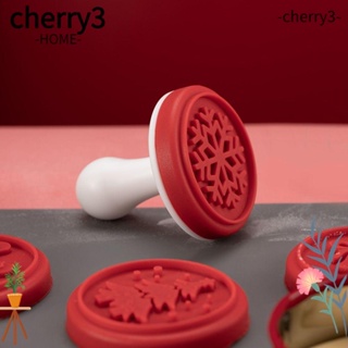 Cherry3 แม่พิมพ์พลาสติก สําหรับทําขนม บิสกิต คุกกี้ DIY 8 ชิ้น ต่อชุด
