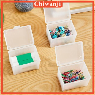 [Chiwanji] กล่องเคส PP ขนาดเล็ก สําหรับจัดเก็บเครื่องประดับ 2 ชิ้น