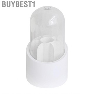 Buybest1 Rotate Dustproof Brushes Storage  White Space Saving Large  Holder for Living Room Table