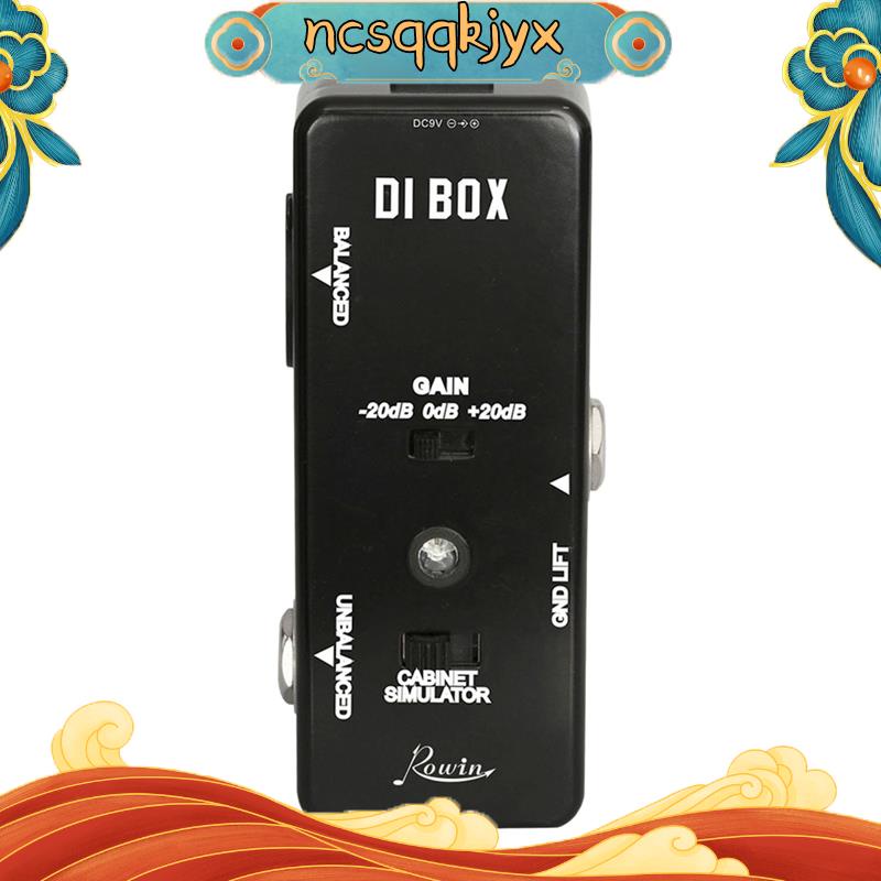 Rowin DI BOX LEF-331 Micro-DI พร้อมซิมแท็กซี่ และแป้นเหยียบเอฟเฟคกีตาร์ ...
