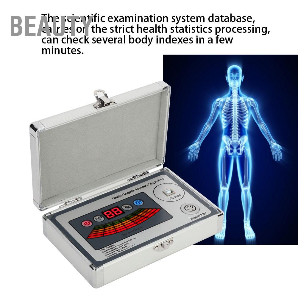 Beauty แบบพกพา Mini Body Health Monitor Magnetic Resonance Analyzer ...