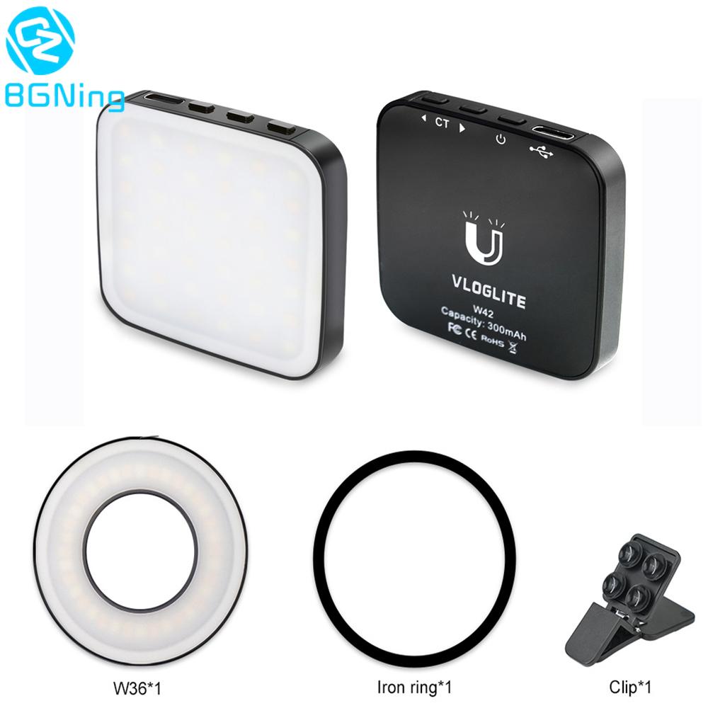 Bgning Magnetic Clip-on LED Square Fill Light / Ring Fill Light พร้อม ...