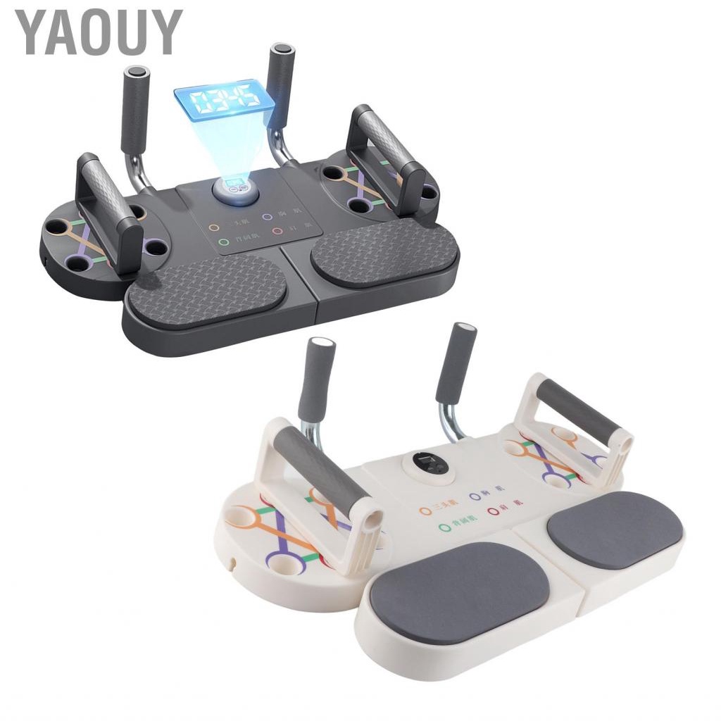 Yaouy Plank Push Up Trainer Adjustable Angle Timer Board Core Practical ...