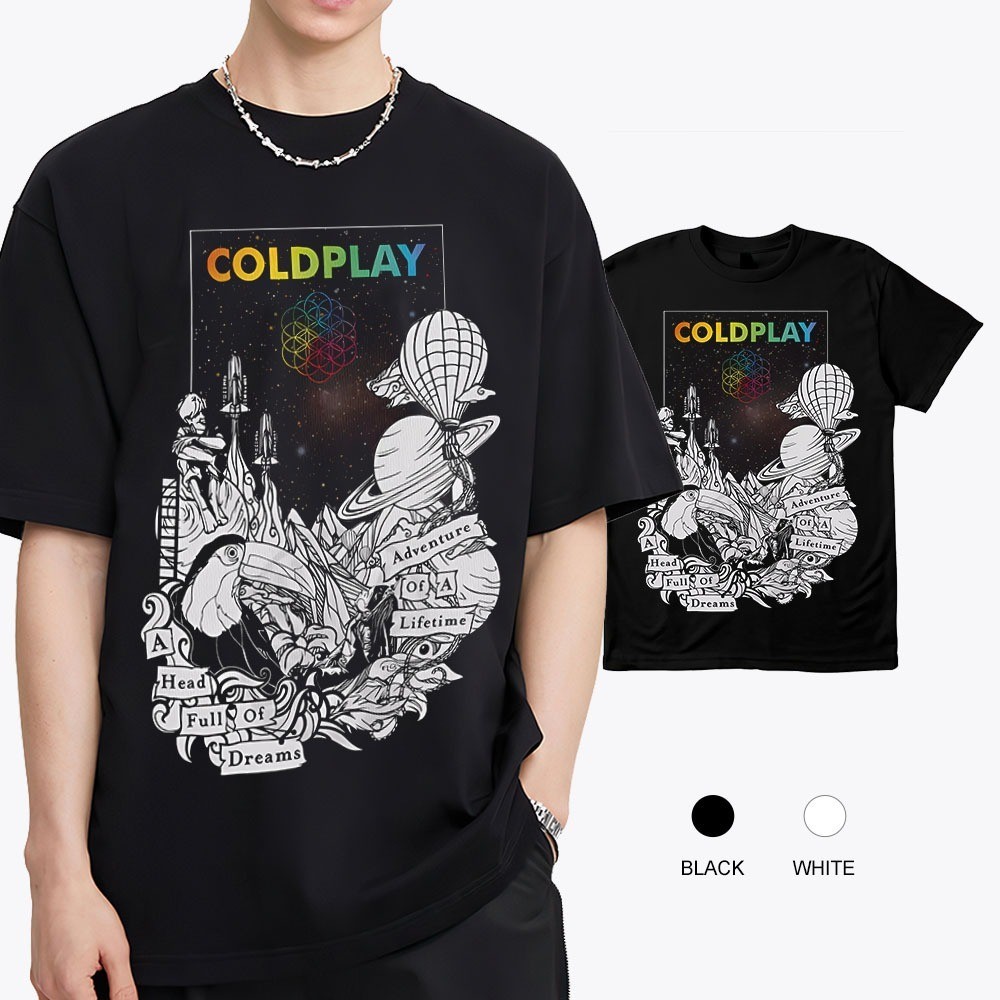 [เสื้อยืด]Coldplay T-shirt | Exclusive T-shirt T-SHIRT World Tour ...