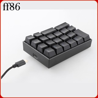 ปุ่มกดตัวเลข 1/2/3/5 K23 Mini Numpad LED Backlit Numeric Keypad USB-C Office Home Use 21-Key