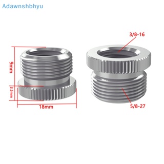 Adhyu สกรูแปลงขาตั้งไมโครโฟน อะลูมิเนียมอัลลอย 5/8 5/8-27 เป็น 1/4 3/8 สําหรับไมโครโฟน