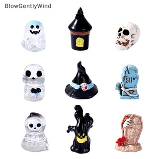 Blowgentlywind ตุ๊กตาเรซิ่น รูปฟักทอง ผี แวมไพร์ ขนาดเล็ก สําหรับตกแต่งสวนฮาโลวีน 2023