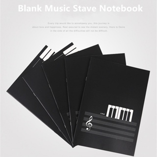 New Arrival~Blank Music Notebook Piano Blank Music Stave Writing Paper Accessories