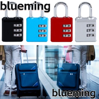 Blueming2 อุปกรณ์ล็อคกระเป๋าเป้สะพายหลัง แบบใส่รหัสผ่าน 3 หลัก มีซิป