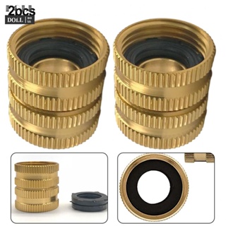 ⭐NEW ⭐Adapter 3/4" Double Female Threads 3/4inch Brass Brass Hose Connector