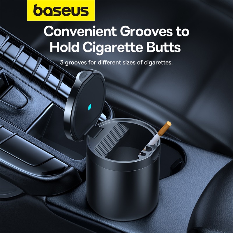 baseus-ที่เขี่ยบุหรี่ในรถยนต์-ที่เขี่ยบุหรี่อลูมิเนียม-แบบพกพา-ที่เขี่ยบุหรี่ในรถยนต์-ไร้ควัน-ที่เขี่ยบุหรี่สารหน่วงไฟ-พร้อมไฟ-led