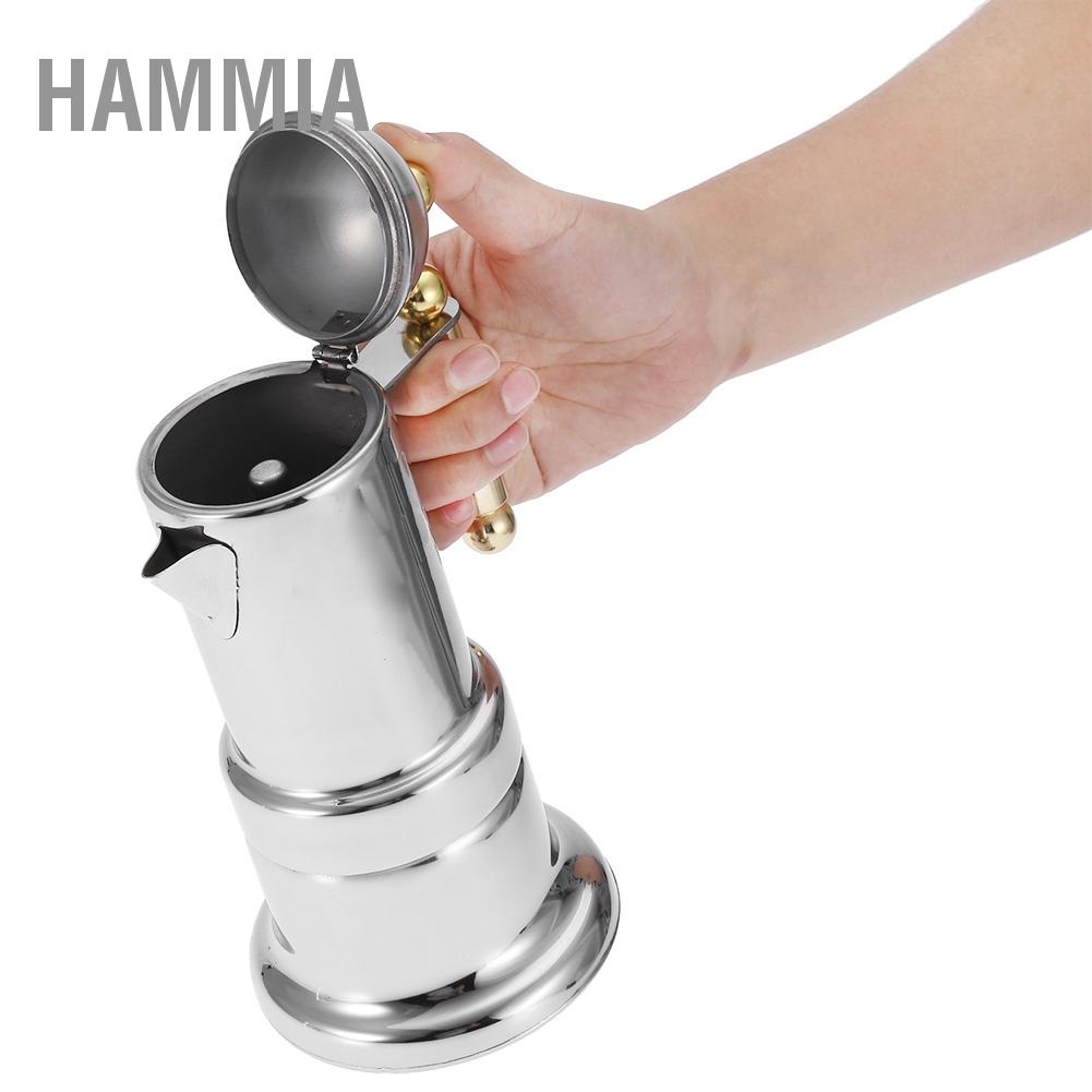 hammia-หม้อสแตนเลส-moka-pot-เครื่องชงกาแฟเอสเปรสโซแบบตั้งพื้นพร้อมวาล์วนิรภัย-200-มล
