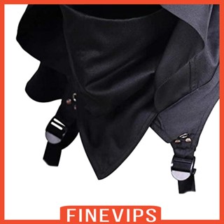 [Finevips] หมวกคลุมหน้า มีฮู้ด สไตล์โกธิค สําหรับปาร์ตี้ฮาโลวีน