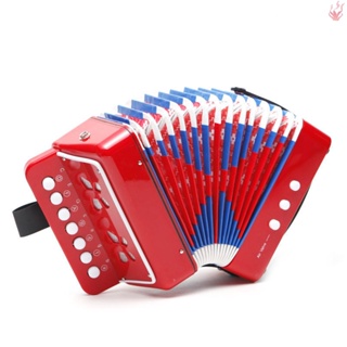 Y-accordion เครื่องดนตรีเบส 7 คีย์ 2 คีย์ ขนาดเล็ก เพื่อการศึกษา เครื่องดนตรี ของขวัญคริสต์มาส