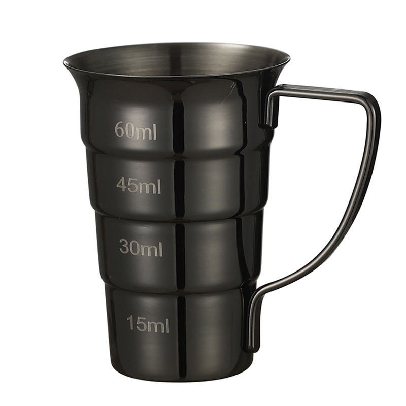 Drink Jigger ,Stainless Steel Stepped Jiggers Cocktail Jigger with